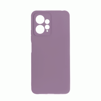 Θήκη Πλάτης Σιλικόνης Soft Back Cover για Xiaomi Redmi Note 12 4G Χρώμα : Μωβ