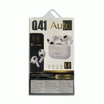 KINGLEEN Q41 Ακουστικά Ασύρματα Bluetooth 5.0 TWS Earpods Wireless Εarphones με θήκη φόρτισης - Χρώμα: Λευκό
