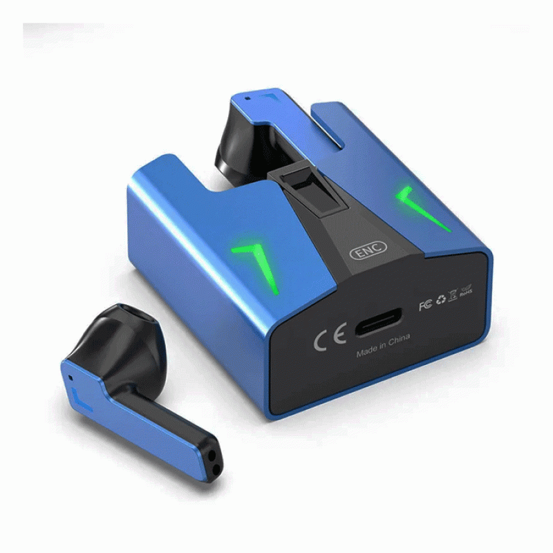 Fineblue KingKong Ακουστικά Ασύρματα TWS Bluetooth 5.2 Noise Cancelling Wireless Gaming Headset Earbuds με Θήκη Φόρτισης - Χρώμα: Μπλε Fineblue KingKong Ακουστικά Ασύρματα TWS Bluetooth 5.2 Noise Cancelling Wireless Gaming Headset Earbuds με Θήκη Φόρτισης - Χρώμα: Μπλε