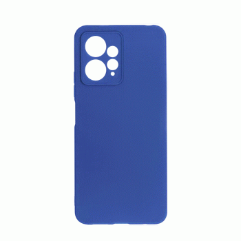 Θήκη Πλάτης Σιλικόνης Soft Back Cover για Xiaomi Redmi Note 12 4G Χρώμα : Σκούρο Μπλε