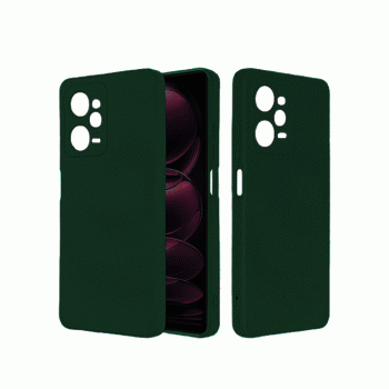 Θήκη Πλάτης Σιλικόνης Soft Back Cover για Xiaomi Poco X5 PRO 5G Χρώμα : Σκούρο Πράσινο
