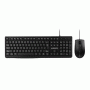 MONSTER KM2 Wired Mouse And Keyboard Set / Πληκτρολόγιο Και Ενσύρματο Ποντίκι Χρώμα : Μαυρο