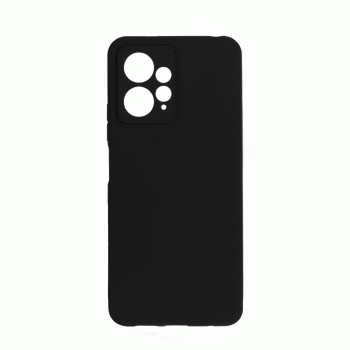 Θήκη Πλάτης Σιλικόνης Soft Back Cover για Xiaomi Redmi Note 12 4G Χρώμα : Μαυρο