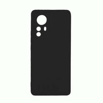 Θήκη Πλάτης Σιλικόνης Soft Back Cover για Xiaomi 12 5G Χρώμα : Μαυρο