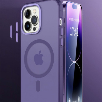 Θήκη Magnetic MagMatte Sonique Apple iPhone 13 Pro Max Μωβ