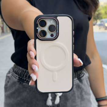 Θήκη Magnetic MagSkin Sonique Apple iPhone 13 Pro Max Ροζ Ανοιχτό