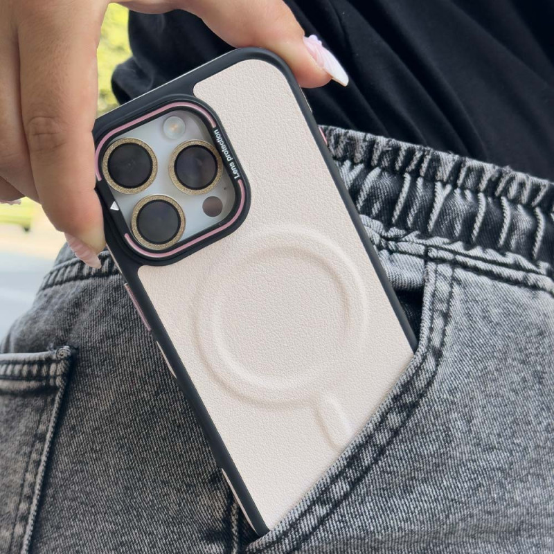Θήκη Magnetic MagSkin Sonique Apple iPhone 13 Pro Max Ροζ Ανοιχτό