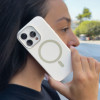 Θήκη Magnetic MagTouch Sonique Apple iPhone 13 Pro Max Λευκό