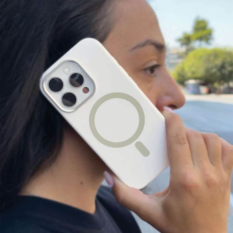Θήκη Magnetic MagTouch Sonique Apple iPhone 13 Pro Max Λευκό