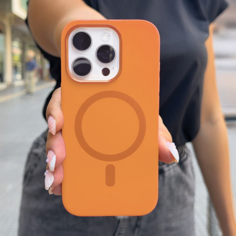 Θήκη Magnetic MagTouch Sonique Apple iPhone 13 Pro Max Πορτοκαλί