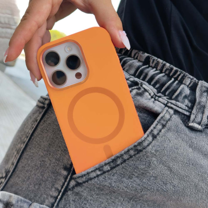Θήκη Magnetic MagTouch Sonique Apple iPhone 16 Pro Max Πορτοκαλί