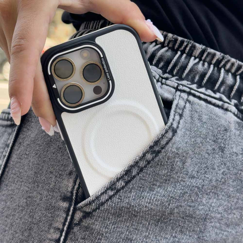 Θήκη Magnetic MagSkin Sonique Apple iPhone 16 Pro Max Λευκό