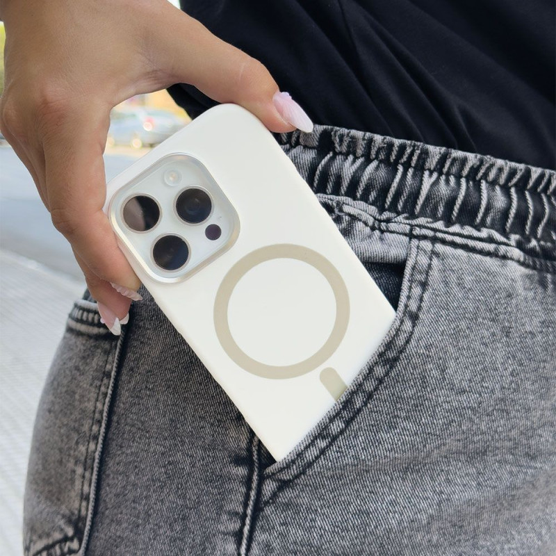 Θήκη Magnetic MagTouch Sonique Apple iPhone 16 Pro Max Λευκό
