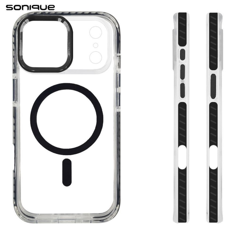 Θήκη Magnetic MagHard Pro Sonique Apple iPhone 17 Pro Max Μαύρο