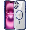 Θήκη Σιλικόνης για iphone 16 Plus Back Cover Με Magsafe -Μπλέ