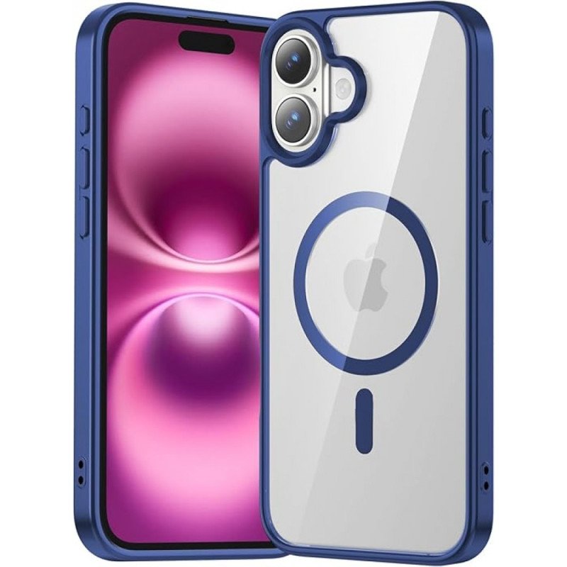 Θήκη Σιλικόνης για iphone 16 Plus Back Cover Με Magsafe -Μπλέ Θήκη Σιλικόνης για iphone 16 Plus Back Cover Με Magsafe -Μπλέ