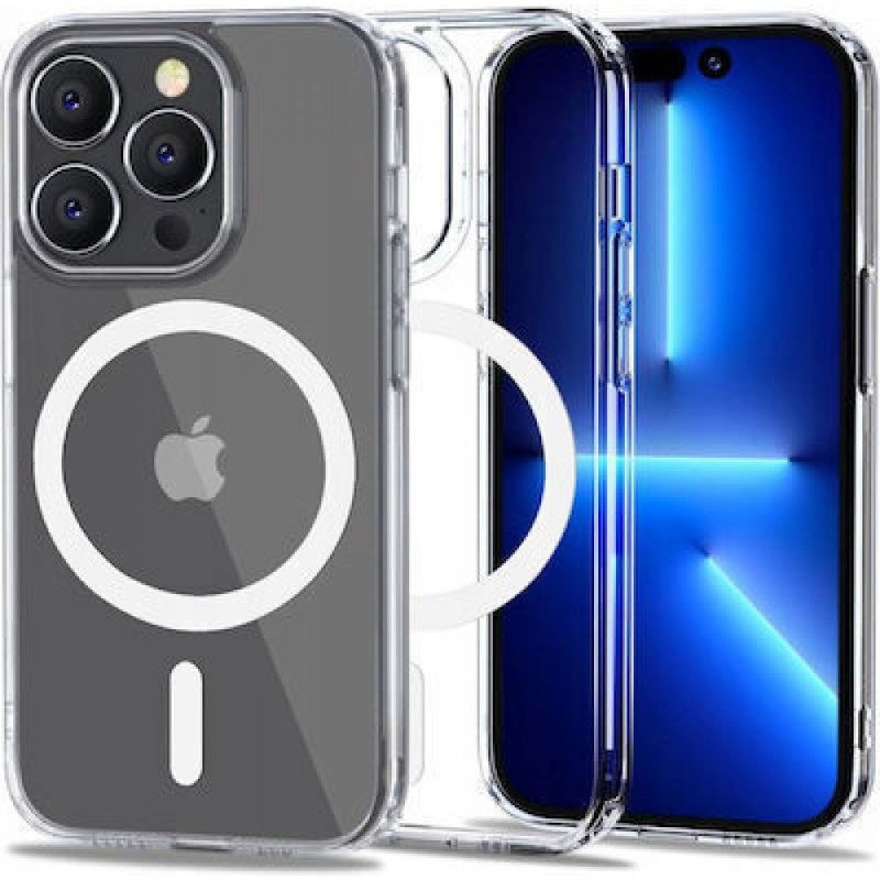 Magsafe Back Cover Σιλικόνης Διάφανο (iPhone 16 Pro ) Magsafe Back Cover Σιλικόνης Διάφανο (iPhone 16 Pro )