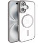 Θήκη Σιλικόνης για iphone 16 Back Cover Με Magsafe -Γκρί