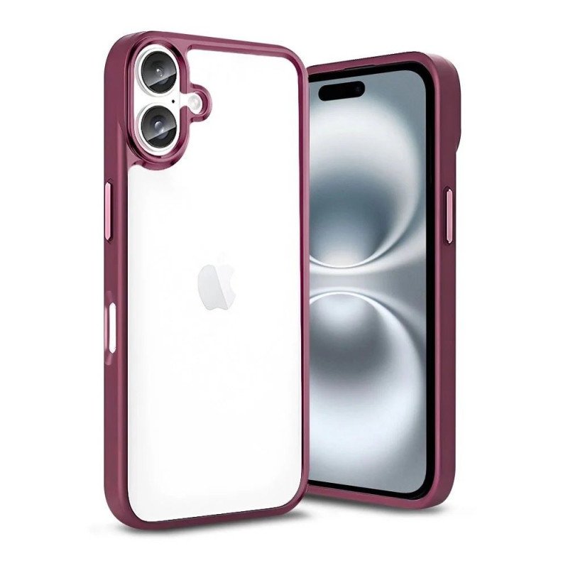Θήκη Σιλικόνης για iphone 16 Plus Back Cover Με Magsafe -Μπορντό