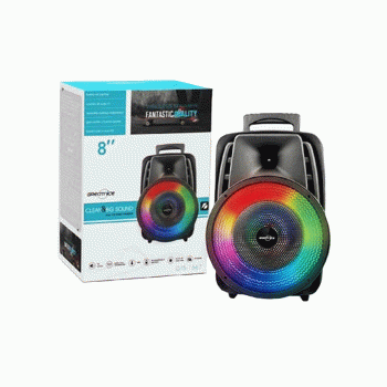 Wireless Speaker GTS-1567 Bluetooth RGB / Ασύρματο Ηχείο Χρώμα : Μαυρο