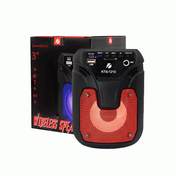 Wireless Speaker KTS-1210 Bluetooth RGB / Ασύρματο Ηχείο Χρώμα : Μαυρο