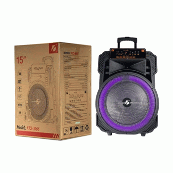 Wireless Speaker KTS-1666 Bluetooth RGB / Ασύρματο Ηχείο Χρώμα : Μαυρο