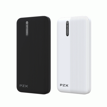 PZX V07 Power Bank Με 2 Θύρες USB-A 10000Mah - Χρώμα: Μαύρο