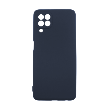 Θήκη Πλάτης Σιλικόνης Soft Back Cover για Samsung A22 4G - Χρώμα : Σκούρο Μπλε
