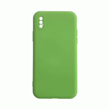 Θήκη Πλάτης Σιλικόνης Soft Back Cover για IPhone XS Max - Χρώμα : Πράσινο