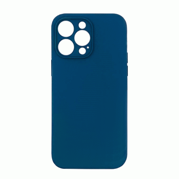 Θήκη Πλάτης Σιλικόνης Soft Back Cover για IPhone 14 Pro Max - Χρώμα : Σκούρο Μπλε