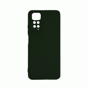 Θήκη Πλάτης Σιλικόνης Soft Back Cover για Xiaomi Redmi Note 11 4G Χρώμα : Σκούρο Πράσινο