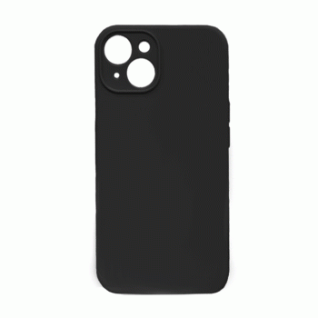 Θήκη Πλάτης Σιλικόνης Soft Back Cover για IPhone 15 - Χρώμα : Μαυρο