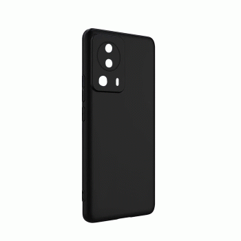 Θήκη Πλάτης Σιλικόνης Soft Back Cover για Xiaomi 13 Lite NFC 5G Χρώμα : Μαυρο