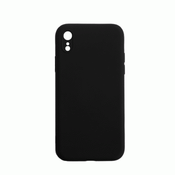 Θήκη Πλάτης Σιλικόνης Soft Back Cover για IPhone XR - Χρώμα : Μαυρο