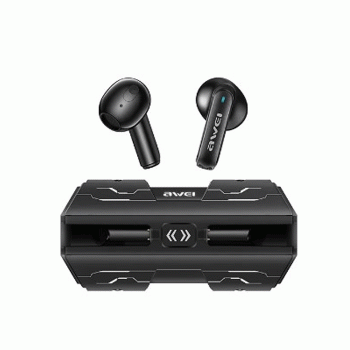 AWEI T59 Ακουστικά Ασύρματα Bluetooth Gaming New Edition TWS Earpods Wireless Εarphones με θήκη φόρτισης Χρώμα : Μαυρο
