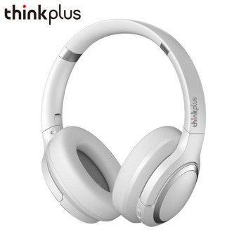 Headphones Lenovo TH10 Wireless/Wired Over Ear Headphones with 35 Hours of Operation white
