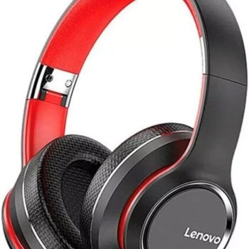 Lenovo HD200 Bluetooth Headphones with Microphone - Black