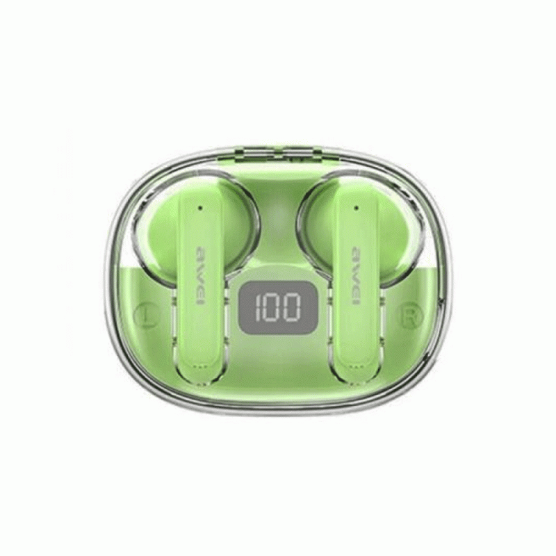 AWEI T86 Ακουστικά Ασύρματα Bluetooth TWS Noise Cancelling Earphones Wireless Earbuds με θήκη φόρτισης Χρώμα : Ανοιχτό Πράσινο AWEI T86 Ακουστικά Ασύρματα Bluetooth TWS Noise Cancelling Earphones Wireless Earbuds με θήκη φόρτισης Χρώμα : Ανοιχτό Πράσινο
