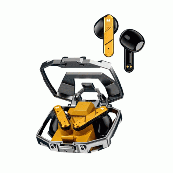 Monster XKT09 TWS Earbud Bluetooth Earphones Ακουστικά με Θήκη Φόρτισης - Χρώμα : Πορτοκαλί