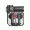 Monster XKT15 Earbud Bluetooth 5.3 Wireless RGB Earphone Ασύρματα Ακουστικά Με Θήκη Φόρτισης - Χρώμα : Λευκό