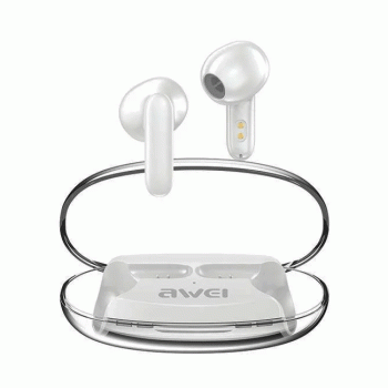AWEI T85 Ακουστικά Ασύρματα Bluetooth HiFI STEREO BASS TWS Earphones Wireless Earbuds με θήκη φόρτισης Χρώμα : Άσπρο