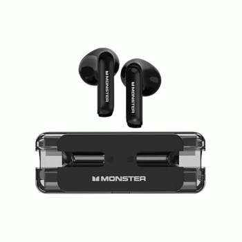Monster XKT08 Earbud Bluetooth Earphones Ακουστικά με Θήκη Φόρτισης - Χρώμα : Μαυρο