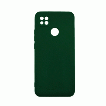 Θήκη Πλάτης Σιλικόνης Soft Back Cover για Xiaomi Redmi 9C / 10A / POCO C31 Χρώμα : Σκούρο Πράσινο