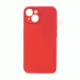 Θήκη Πλάτης Σιλικόνης Soft Back Cover για IPhone 14 - Χρώμα : Κόκκινο