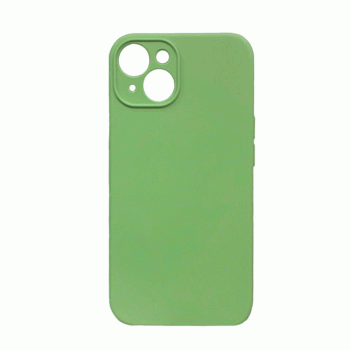 Θήκη Πλάτης Σιλικόνης Soft Back Cover για IPhone 15 - Χρώμα : Πράσινο