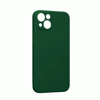 Θήκη Πλάτης Σιλικόνης Soft Back Cover για IPhone 13 - Χρώμα : Σκούρο Πράσινο