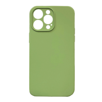 Θήκη Πλάτης Σιλικόνης Soft Back Cover για IPhone 14 Pro Max - Χρώμα : Πράσινο