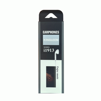 KINGLEEN i1913 Ακουστικά Ενσύρματα 3.5mm in-Ear Wired Earphone 1.2Μ - Χρώμα: Λευκό