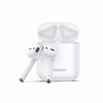 KINGLEEN Q37 Ακουστικά Ασύρματα Bluetooth 5.0 TWS Earpods Wireless Εarphones με θήκη φόρτισης - Χρώμα: Λευκό