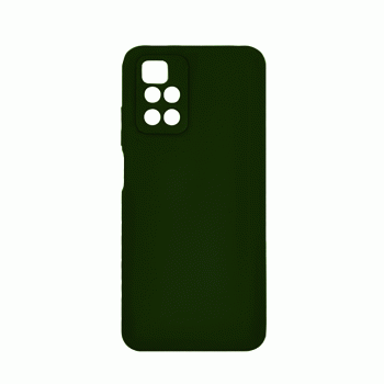 Θήκη Πλάτης Σιλικόνης Soft Back Cover για Xiaomi Redmi 10 2022 Χρώμα : Σκούρο Πράσινο
